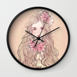 Arika *GirlsCollection* Wall Clock | Pop Art, Love, Painting, People 