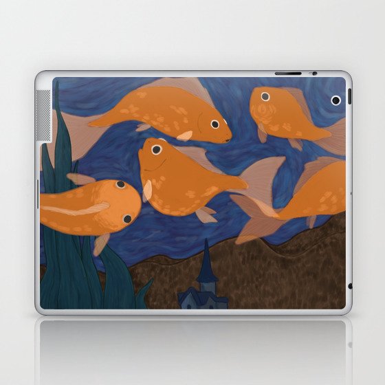 Starry Fish Laptop & iPad Skin