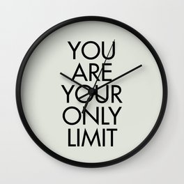 Daily Quote Wall Clocks Society6