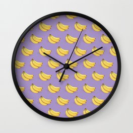 Brazil fruits, bananas! Wall Clock
