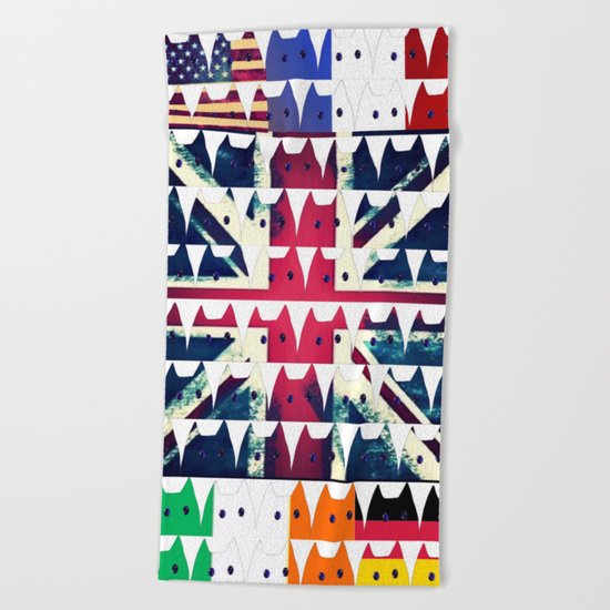 cat-291 Beach Towel