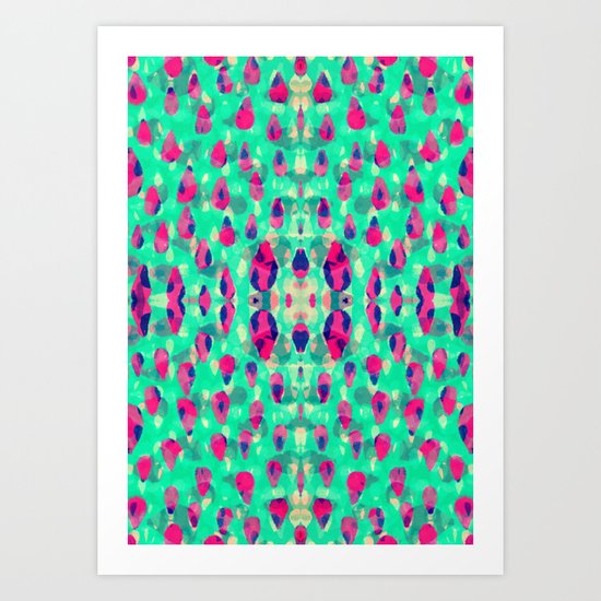 Rain drops Art Print
