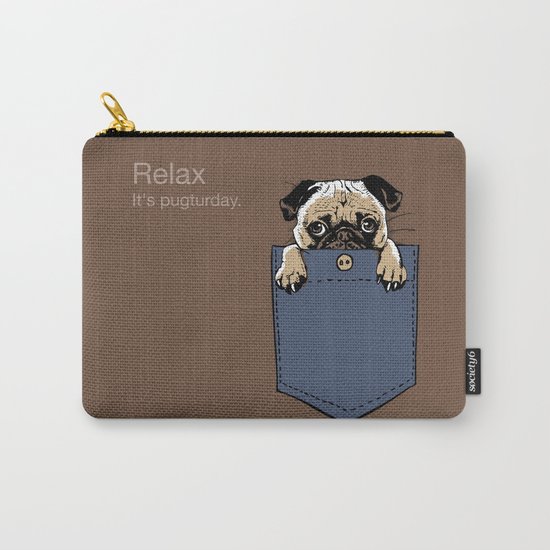 Pugturday Carry-All Pouch