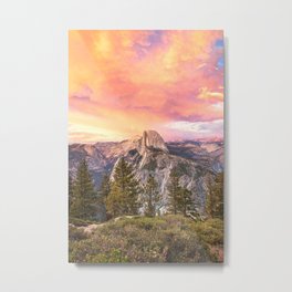 Yosemite Valley Summer Sunrise Metal Print