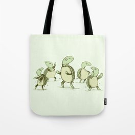 Dancing Turtles Tote Bag