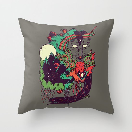 Leader of the Pack Throw Pillow