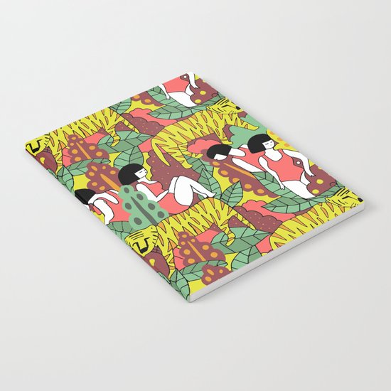 Tiger Pattern Notebook