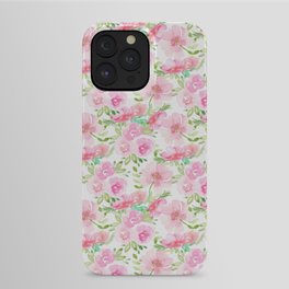 Blush Pink Florals iPhone Case