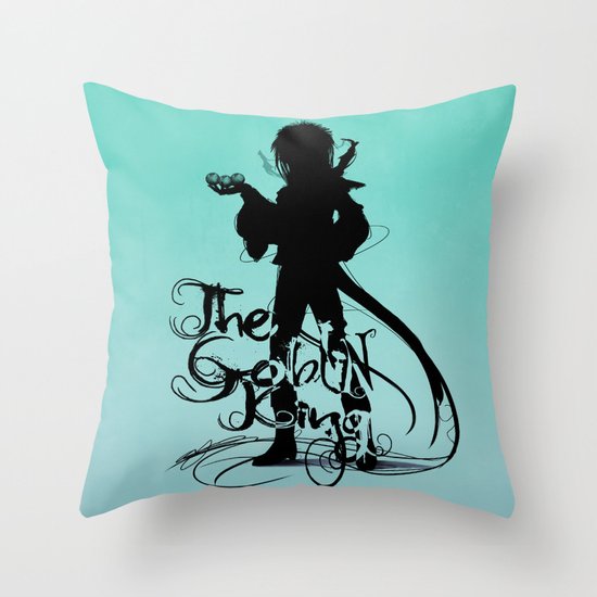 The Goblin King Throw Pillow