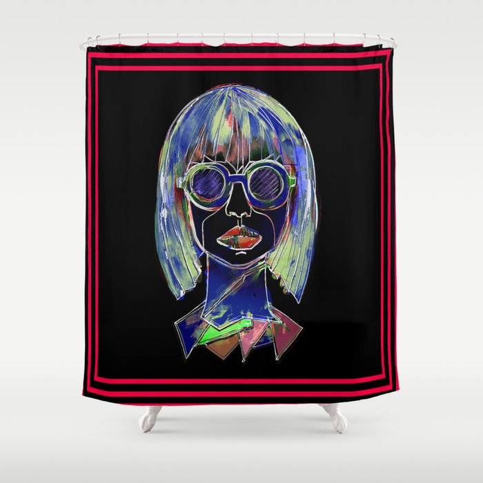 Modern Art Vibrant Design Abstract Contemporary Studio New Graphic Art Shower Curtain By Wildunit Society6