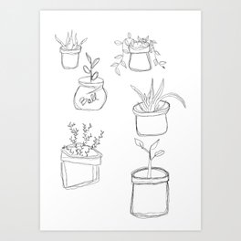 Plant Tribe Art Print