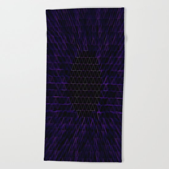 Triangle Inhalation Beach Towel