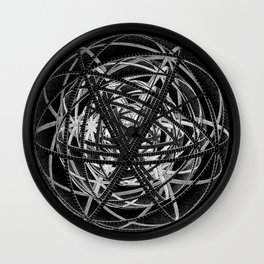 Concentric Rinds by Maurits Cornelis Escher Wall Clock
