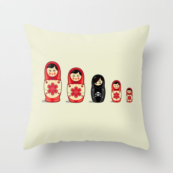 The Black Sheep Throw Pillow