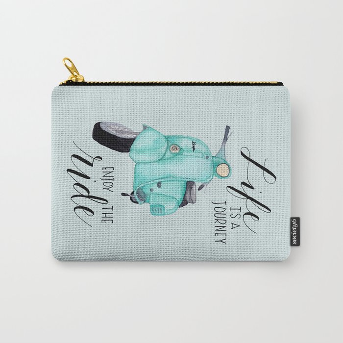 Enjoy the Ride - Vespa Carry-All Pouch