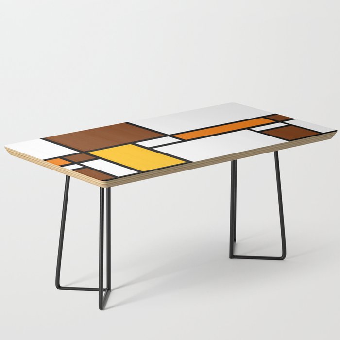 Mondrian // Retro 70s Coffee Table