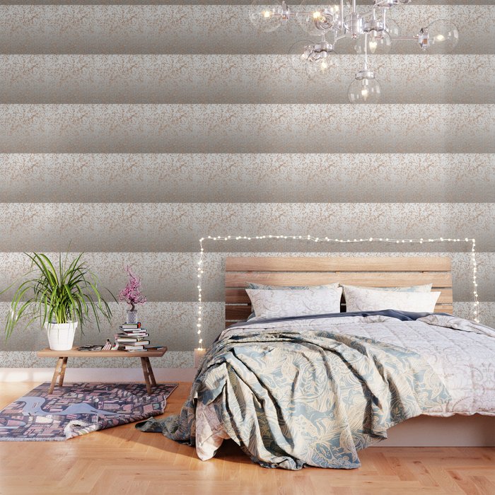 Glitter Sparkle Mix Rose Gold Silver Wallpaper By Peggieprints