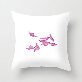 Watercolor Illustration of Taihu Lake water chestnut Throw Pillow