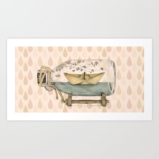Sail away Art Print