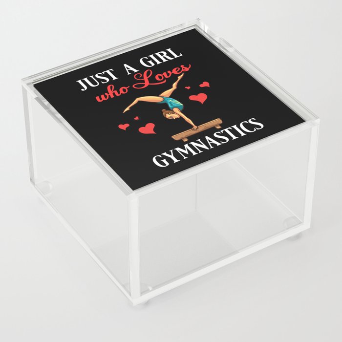 Gymnastic Tumbling Athletes Coach Gymnast Acrylic Box