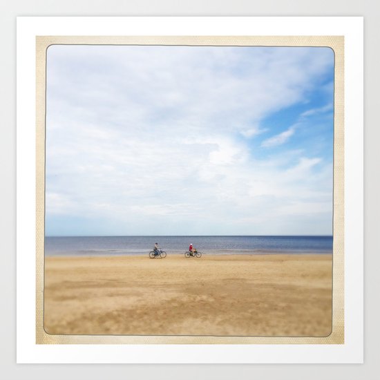 ride your bycicle Art Print