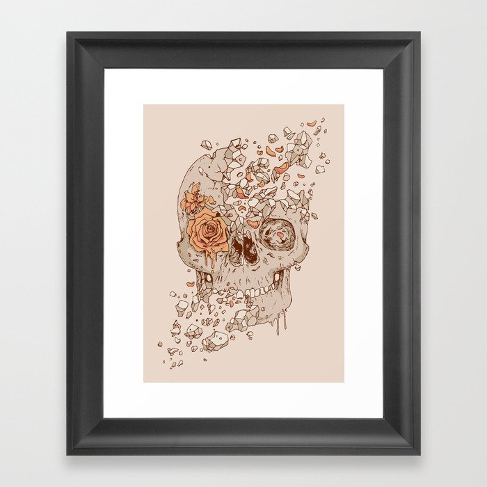 Disintegrate (A Violent Decay):  The Fragile Intensity of Existence Framed Art Print