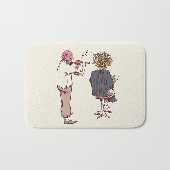 New Hairstyle Bath Mat