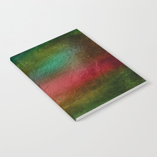 Christmas Tree on Vibrant textured background Notebook