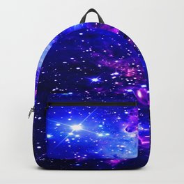 Fox Fur Nebula Galaxy blue purple Backpack