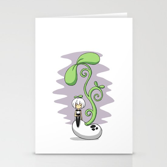Magic Bean Stationery Cards