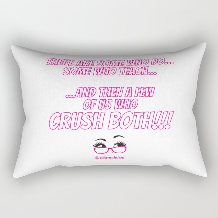 Diva Quote - Text REVERSED Rectangular Pillow