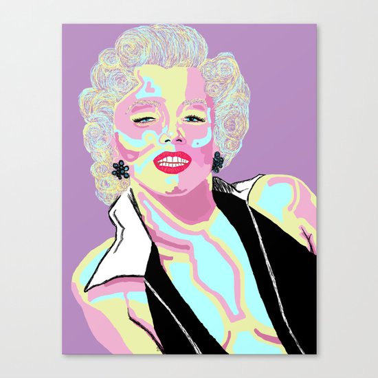 Marilyn M Canvas Print