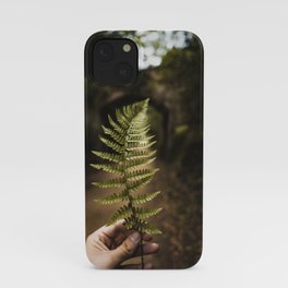 Green and symmetry plant iPhone Case