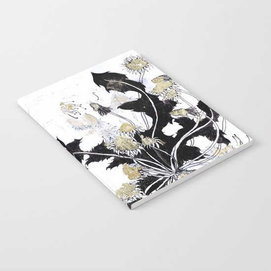 Gold Dandelions Notebook