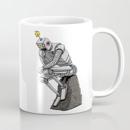 Robot Thinker Coffee Mug