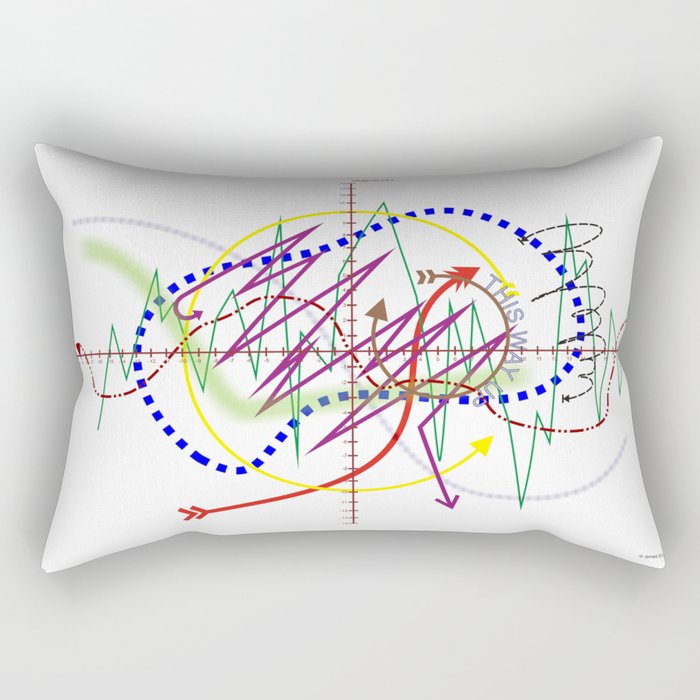 Small Graph Throw Pillow