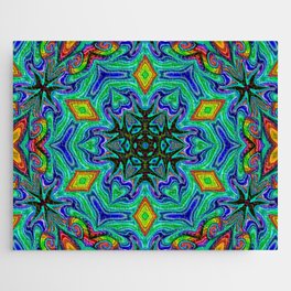 PSYCHEDELIC FRACTAL PATTERN 3 Jigsaw Puzzle