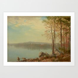 Vintage Landscape Painting 1890 Albert Bierstadt Art Print