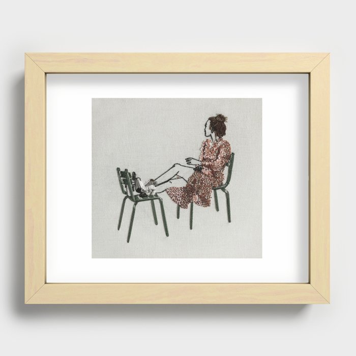 Put Your Feet Up Recessed Framed Print