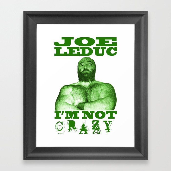 Memphis Wrestler Joe Leduc Framed Art Print