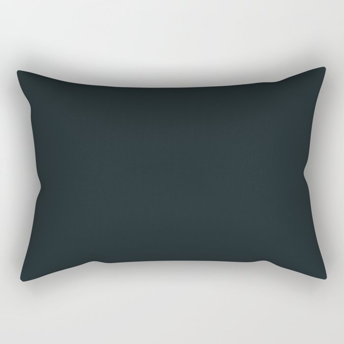 Black Feather Rectangular Pillow
