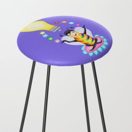 Buzzing with an Idea Counter Stool