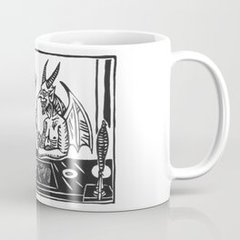 Two Devils Putting the World to Rights Coffee Mug
