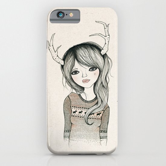 Antler Girl iPhone & iPod Case