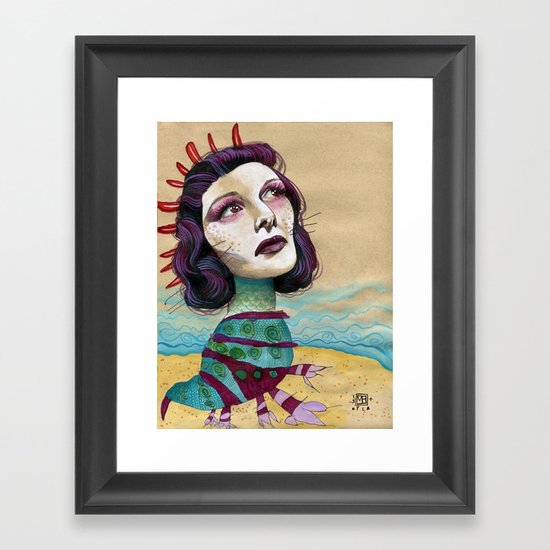 SHORE Framed Art Print