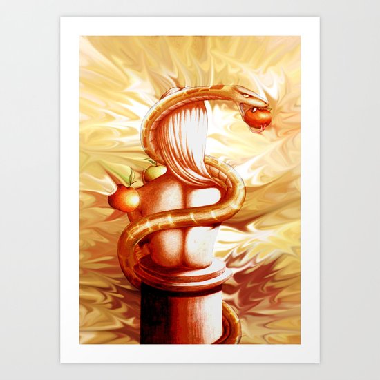Eve First Woman Artistic Concept Painting Art Print