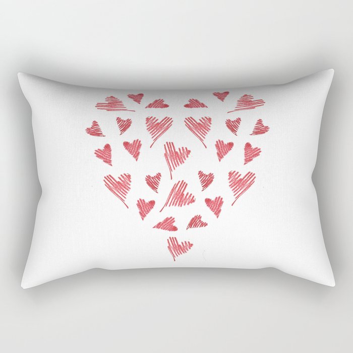 Big heart Rectangular Pillow