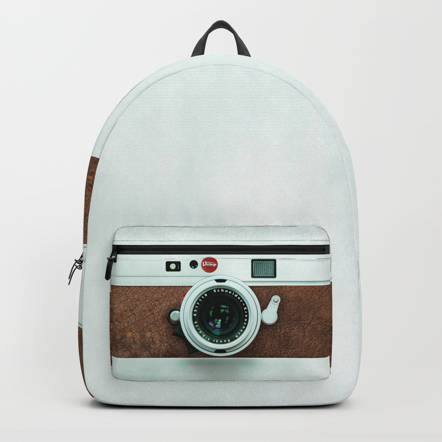 leather camera backpack