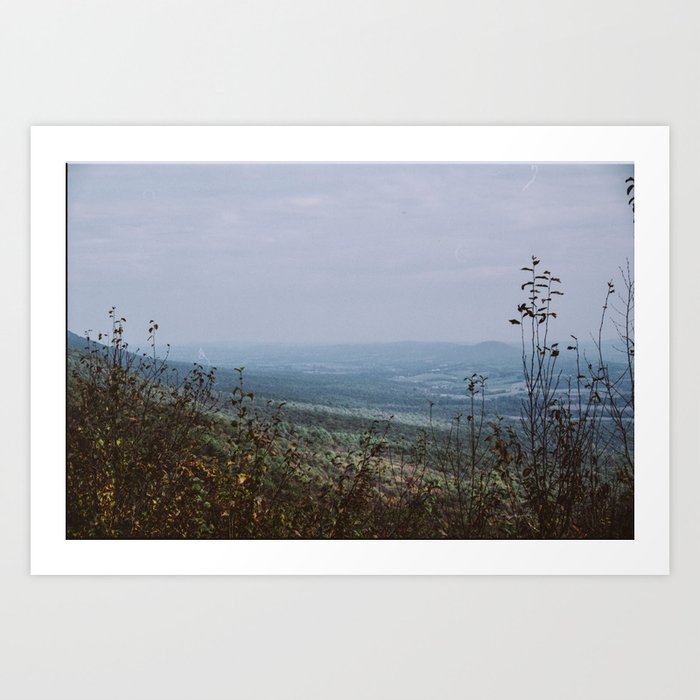 Hawk Mountain Landscape Art Print