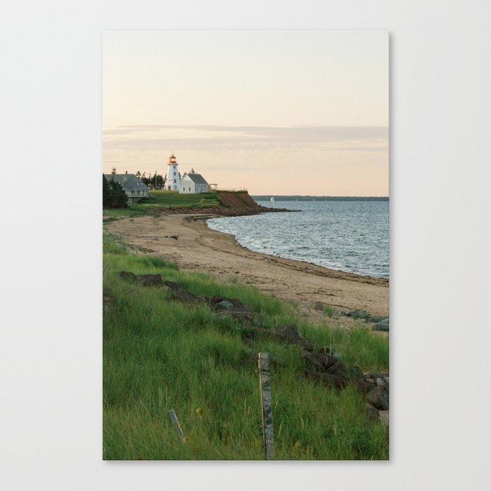 Panmure Head Lighthouse, Prince Edward Island Canvas Print